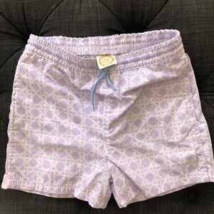 EUC Boys Size 12 Beaufort Bonnet Company Tortola Swim Trunks Ocean Club Cane
